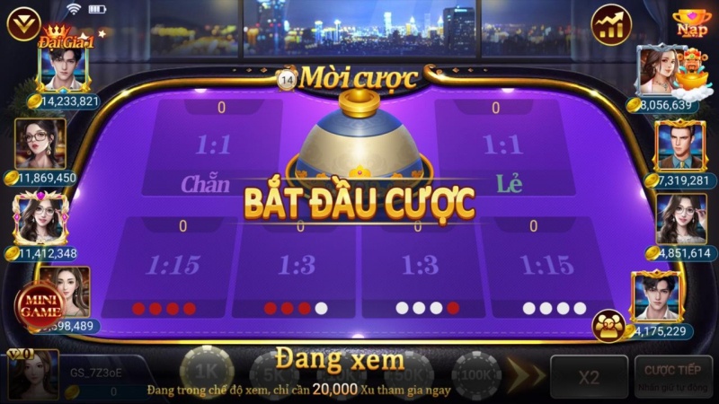 Xóc đĩa đổi thưởng online chơi tại nhà cái CF68 uy tín