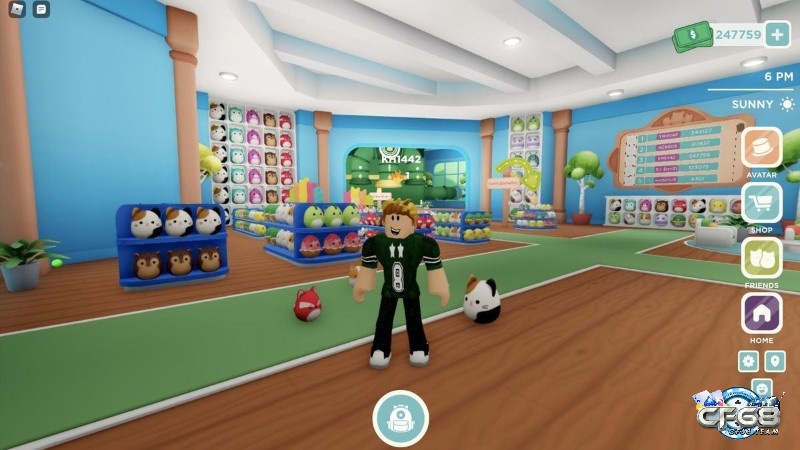 Lối chơi cùng nhân vật và phụ kiện game Roblox vô cùng đặc sắc