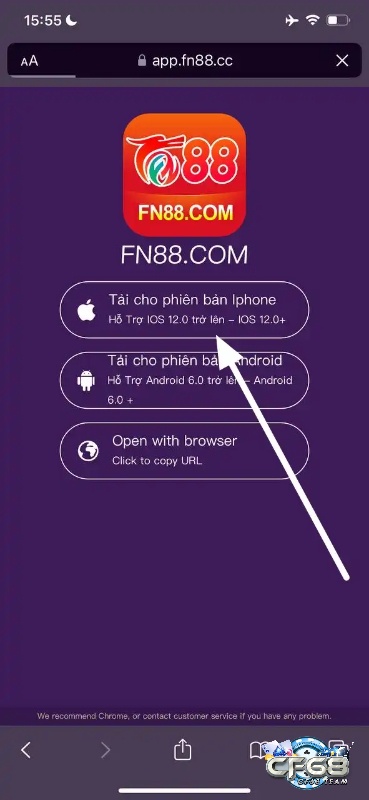Tải app game Fn88 cho IOS không quá khó