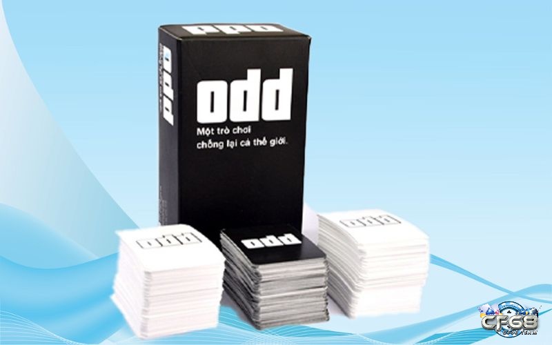 Trò chơi Board game odd chia làm thẻ bài đen và thẻ bài trắng