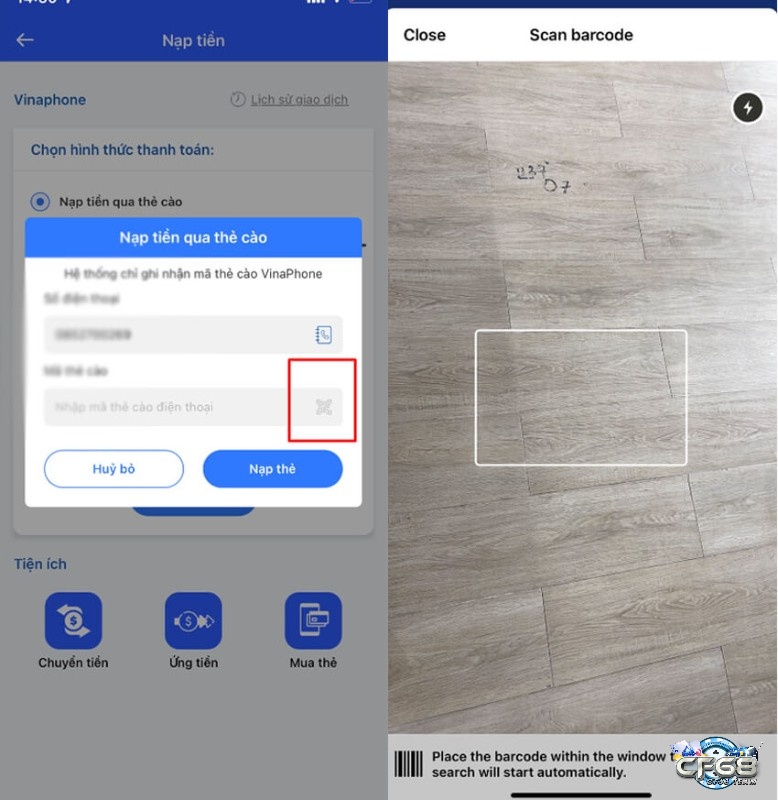 Điều kiện để anh em nạp tiền điện thoại bằng mã qr nhanh chóng và tiện lợi
