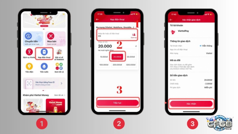 Nạp tiền điện thoại bằng mã qr qua các ứng dụng nhà mạng anh em cần biết