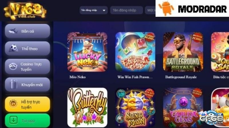 Kho game khủng đa dạng và phong phú trên cổng game