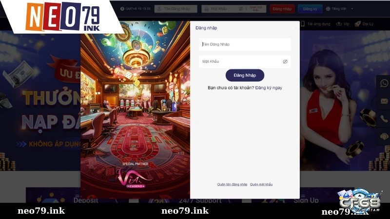 Đăng nhập Neo79 như thế nào?