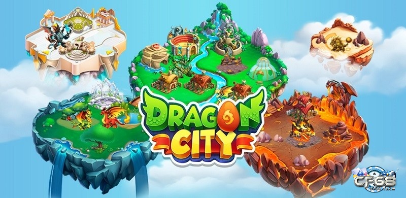Trong Dragon City Mobile anh em sẽ xây dựng cho mình một thành phố rồng của bản thân cực kì chất chơi