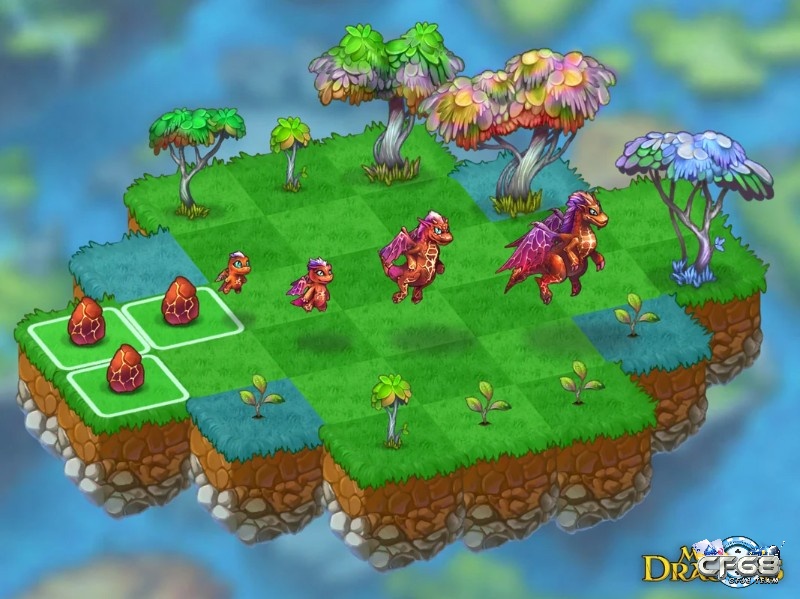Trong Merge Dragons! anh em sẽ thu thập nhiều mãnh ghép để thu về kho báu cũng như các loại rồng quý