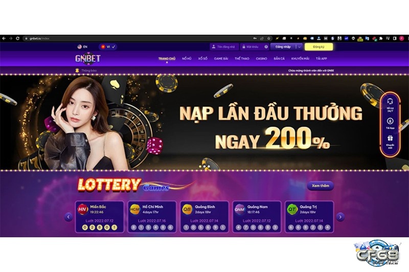 Gnbet sở hữu kho game đầy hấp dẫn