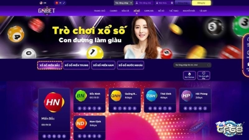 Gnbet - Cổng game uy tín hàng đầu, ưu đãi giải trí hấp dẫn
